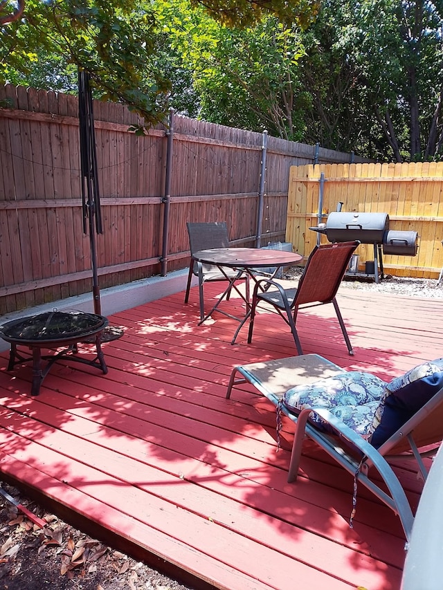 3217 Whatley Dr, Garland, TX 75043 - deck featuring outdoor dining area