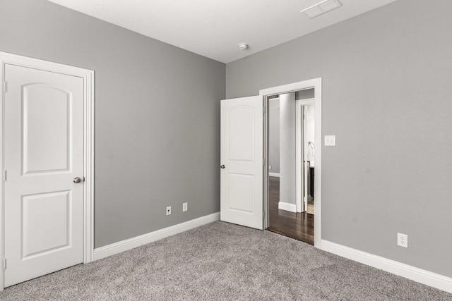 7813 Saint Clair Dr, Mckinney, TX 75071 - unfurnished bedroom with baseboards, carpet floors, and visible vents