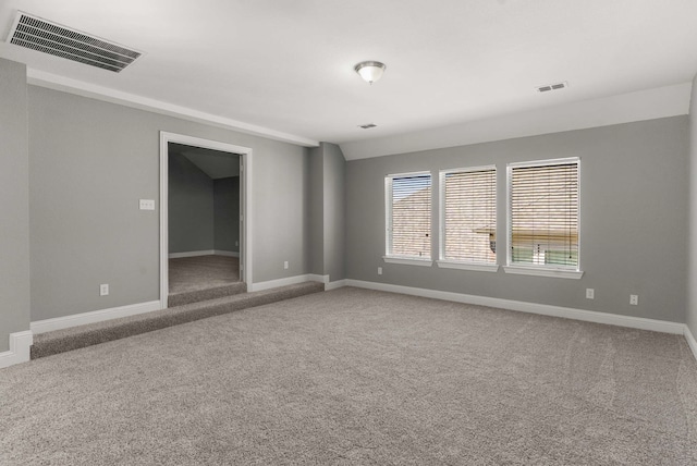 7813 Saint Clair Dr, Mckinney, TX 75071 - spare room featuring baseboards, visible vents, and carpet
