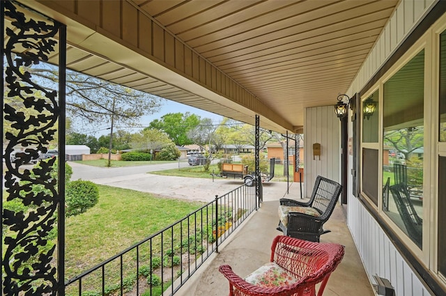 view of patio / terrace featuring a porch