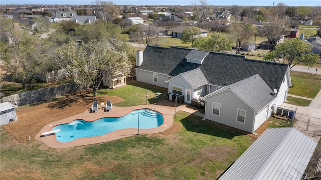 20062 Saratoga Trl, Frisco, TX 75036 - aerial view of residential area with a pool area