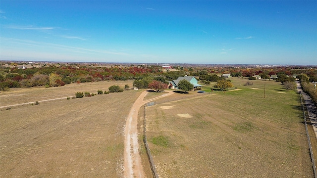 1125 Old Airport Rd, Weatherford, TX 76087 - birds eye view of property featuring a rural view