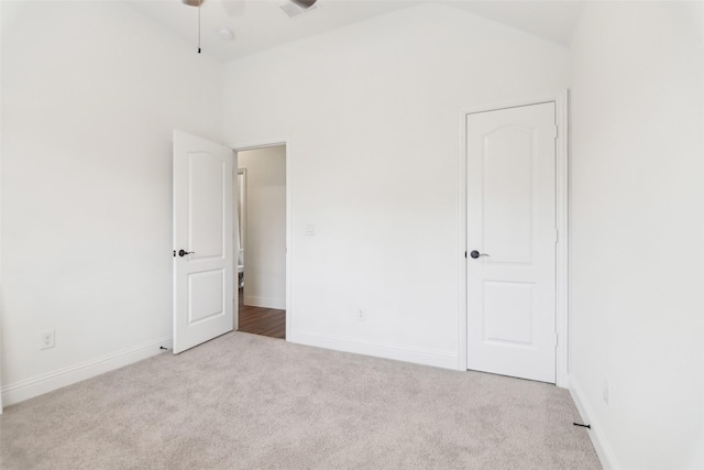1236 Arrowwood Dr, Aubrey, TX 76227 - unfurnished bedroom with baseboards, carpet floors, and lofted ceiling