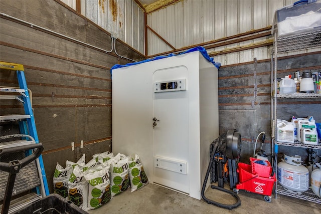 view of utility room
