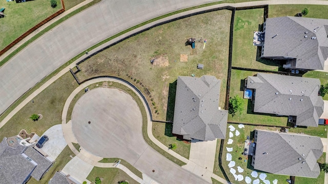 birds eye view of property featuring a residential view