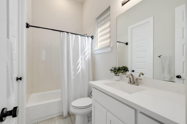 1030 Lone Grove Ln, Prosper, TX 75078 - full bathroom featuring toilet, shower / bath combo with shower curtain, and vanity