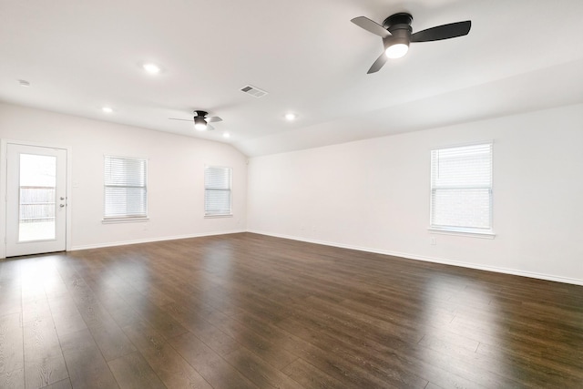 6237 Abby Dr, Celina, TX 76227 - unfurnished living room with plenty of natural light, visible vents, a ceiling fan, and baseboards