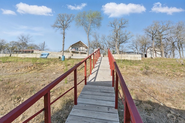 view of community