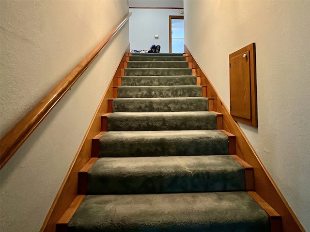 view of stairs