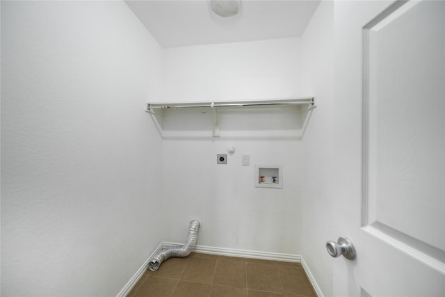 116 Birdbrook Dr, Anna, TX 75409 - clothes washing area featuring electric dryer hookup, baseboards, laundry area, and washer hookup