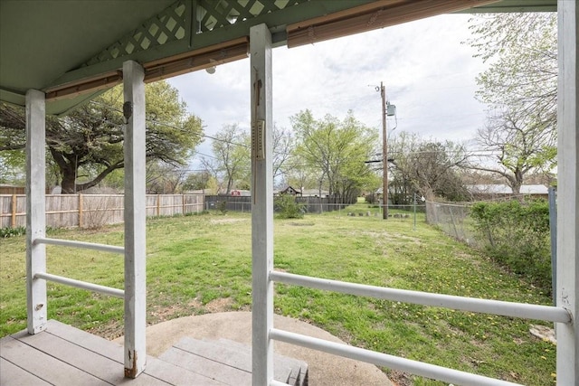 1602 Marion Dr, Garland, TX 75042 - view of yard with a fenced backyard