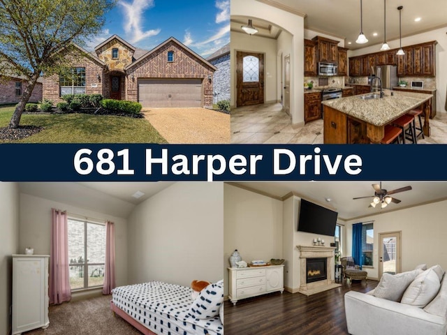 681 Harper Dr, Fate, TX 75087 - view of a document with multiple images