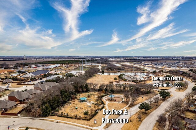 681 Harper Dr, Fate, TX 75087 - aerial view of property and surrounding area featuring nearby suburban area