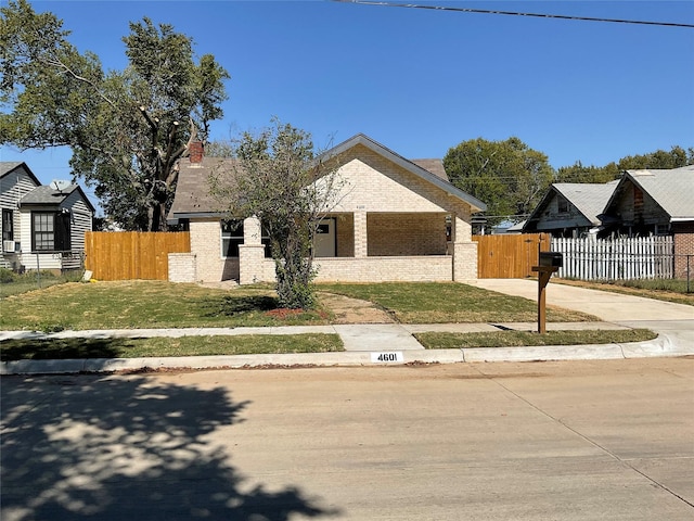 4601 Virginia Ln, Fort Worth, TX 76103 - view of front of home with brick siding