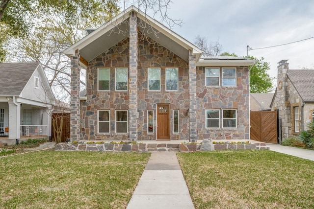 5120 Maple Springs Blvd, Dallas, TX 75235 - view of front facade featuring stone siding