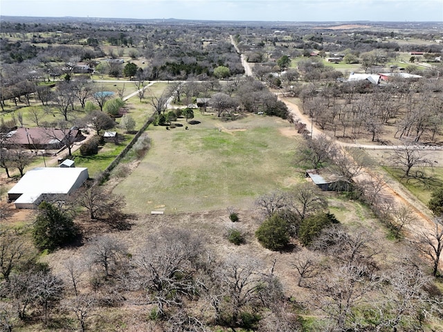 drone / aerial view featuring a rural view