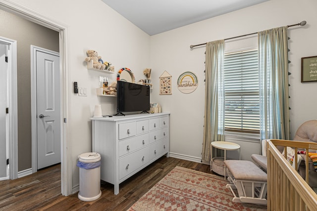 123 Oak Springs Loop, Mabank, TX 75147 - bedroom featuring dark wood-style flooring and baseboards