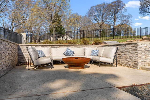 2432 Bellview Cir, Tyler, TX 75709 - view of patio with outdoor lounge area