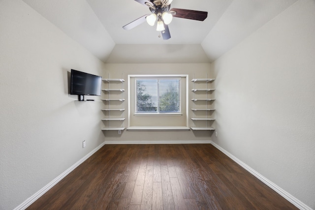 9721 Stripling Dr, Fort Worth, TX 76244 - interior space featuring hardwood / wood-style flooring, a ceiling fan, and baseboards