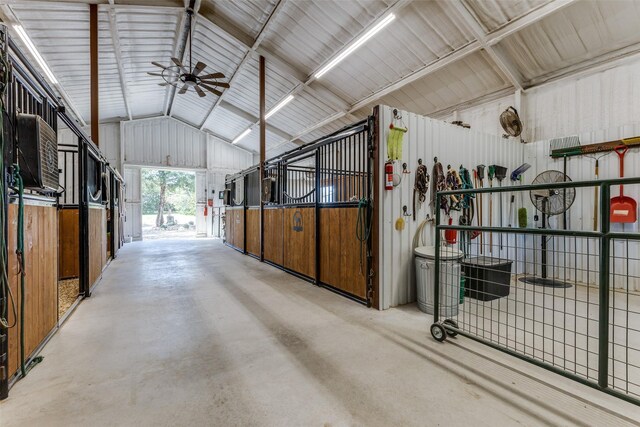 view of stable