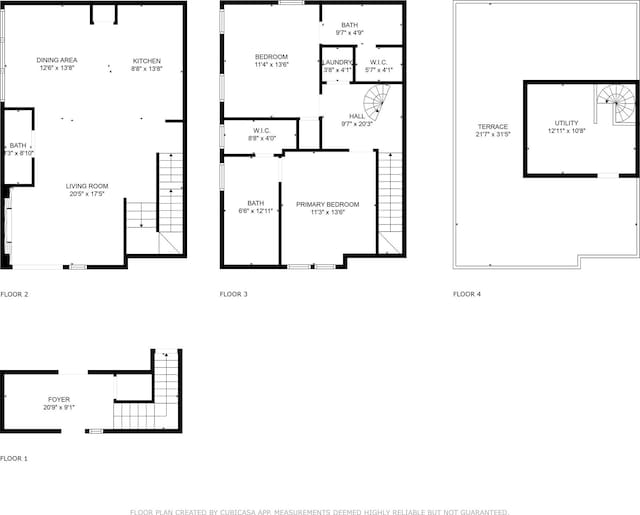 1804 Ripley St Unit 105, Dallas, TX 75204 - home floor plan