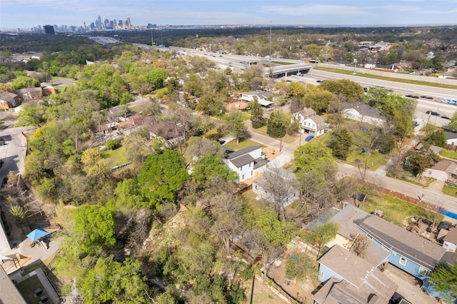 2111 Brookhaven Dr, Dallas, TX 75224 - bird's eye view with a city view