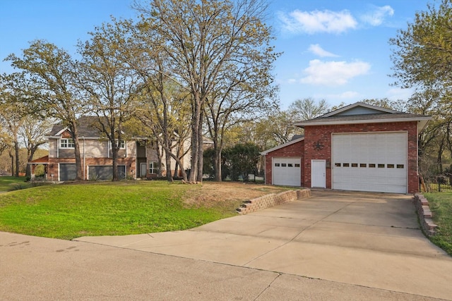 3713 Hidden Trl, Flower Mound, TX 75022 - view of front of property featuring brick siding and a front yard