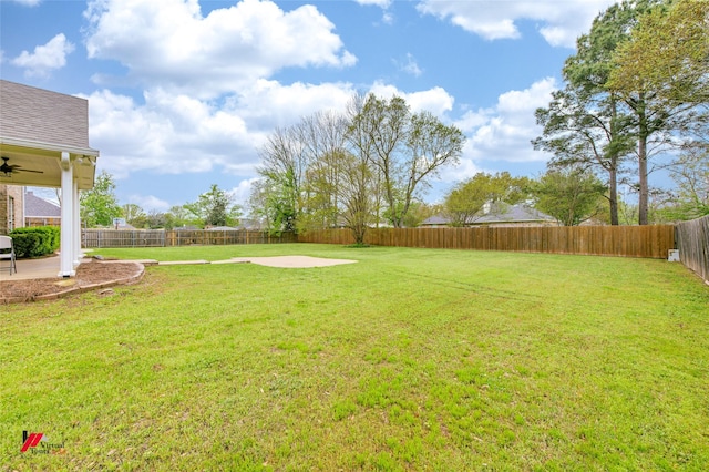 339 Hunters Holw, Bossier City, LA 71111 - view of yard with a patio and ceiling fan