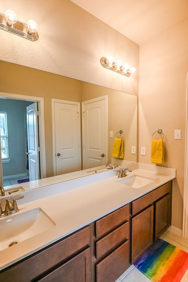 201 Virginia Ln, Hickory Creek, TX 75065 - bathroom featuring double vanity