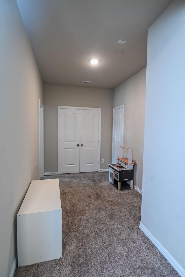 201 Virginia Ln, Hickory Creek, TX 75065 - hallway with carpet flooring and baseboards
