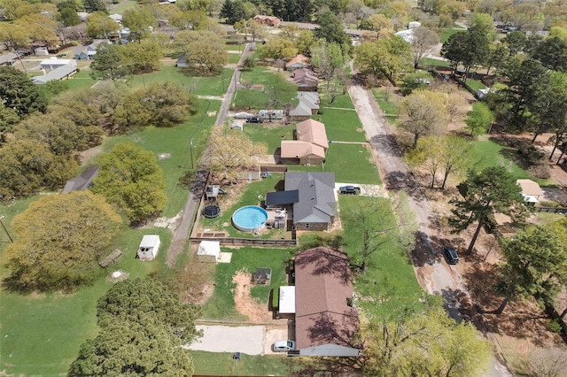 bird's eye view featuring a residential view