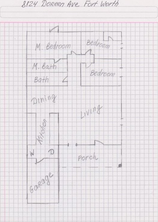 8124 Doreen Ave, Fort Worth, TX 76116 - view of layout