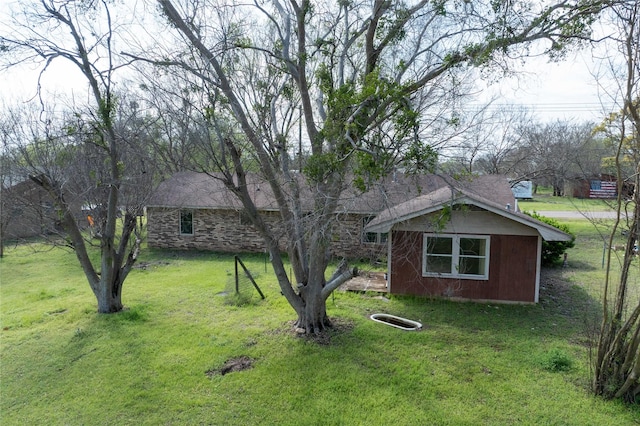210AND218 N Collins, Colbert, OK 74733 - view of yard