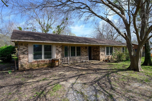 210AND218 N Collins, Colbert, OK 74733 - single story home featuring brick siding and a porch