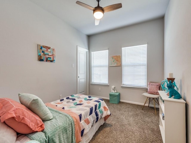6309 Miners Chapel Dr, Fort Worth, TX 76179 - bedroom with carpet floors and ceiling fan