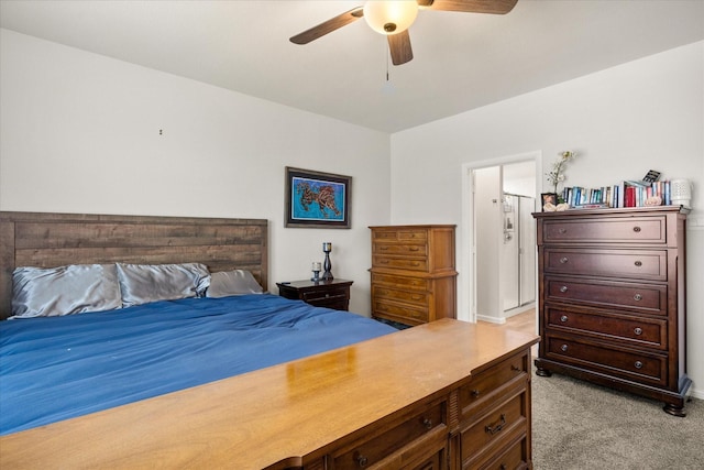 5228 Star Bright Dr, Fort Worth, TX 76179 - bedroom with carpet floors and ceiling fan