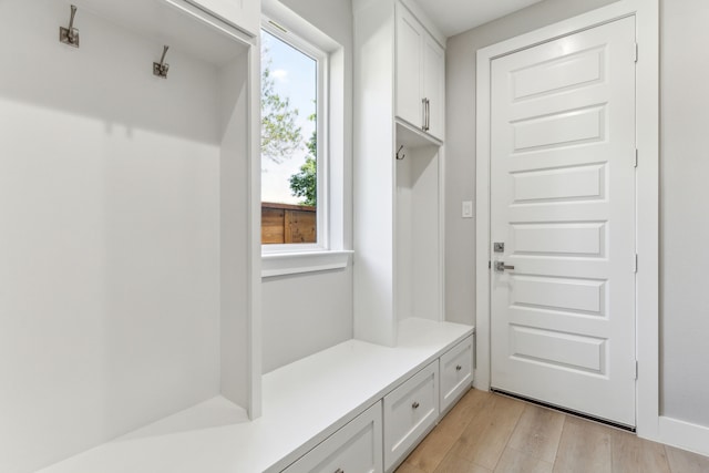 4513 Lakecrest Dr, The Colony, TX 75056 - mudroom with light wood-type flooring