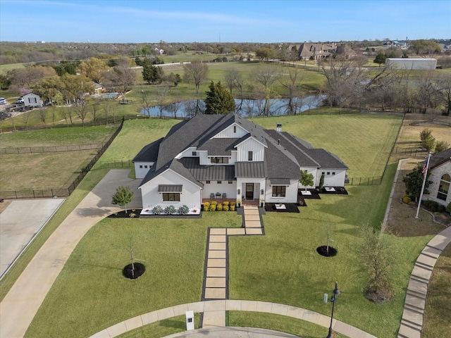 909 Saint Anne Ct, Heath, TX 75032 - aerial view of property and surrounding area featuring a nearby body of water