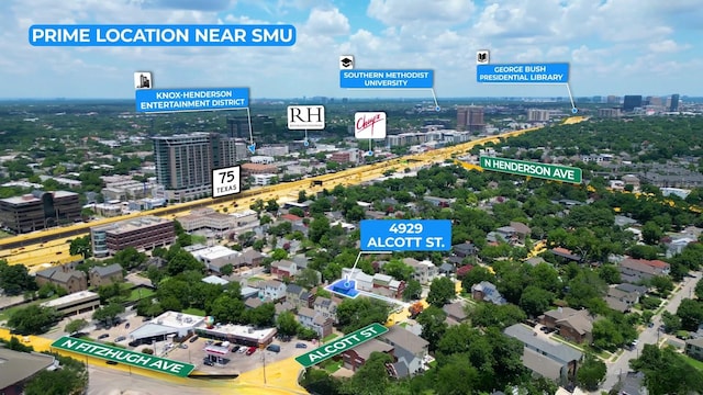 4929 Alcott St, Dallas, TX 75206 - view of urban area