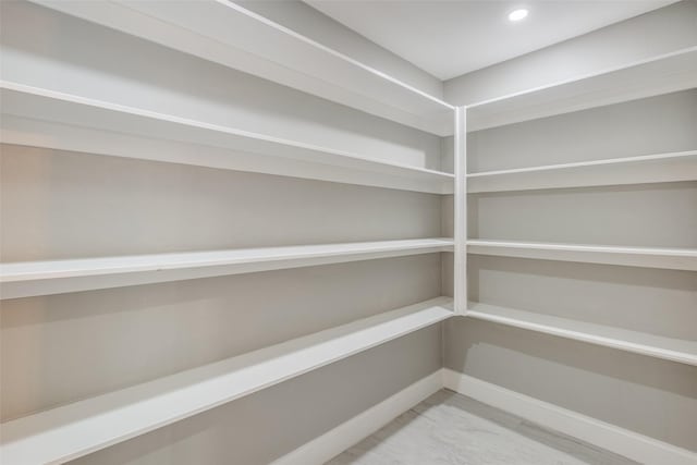 view of pantry