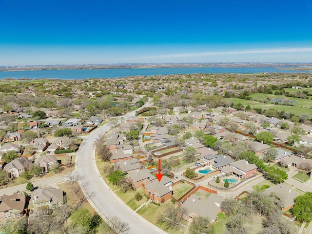 796 Ridge Rd W, Rockwall, TX 75087 - view of property location featuring nearby suburban area and a large body of water