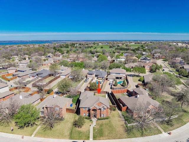 796 Ridge Rd W, Rockwall, TX 75087 - aerial view of property and surrounding area with nearby suburban area