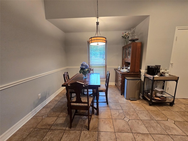 714 Green Acres Ln, Midlothian, TX 76065 - tiled dining area featuring baseboards