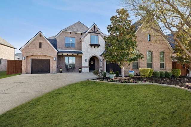 3960 Briar Tree Ln, Frisco, TX 75034 - view of front of house with brick siding, concrete driveway, and a garage