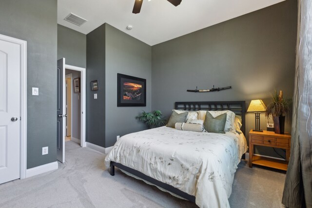 3960 Briar Tree Ln, Frisco, TX 75034 - bedroom featuring carpet flooring, baseboards, and a ceiling fan