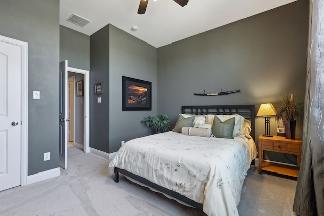 3960 Briar Tree Ln, Frisco, TX 75034 - bedroom with carpet floors, baseboards, and ceiling fan