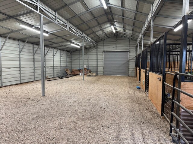 view of stable