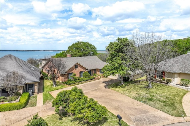 3709 Windmill Hill St, Waco, TX 76710 - aerial view featuring a water view