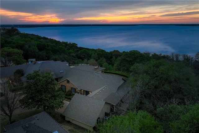 3709 Windmill Hill St, Waco, TX 76710 - aerial view with a water view
