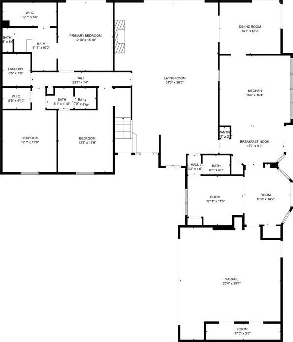 3709 Windmill Hill St, Waco, TX 76710 - plan